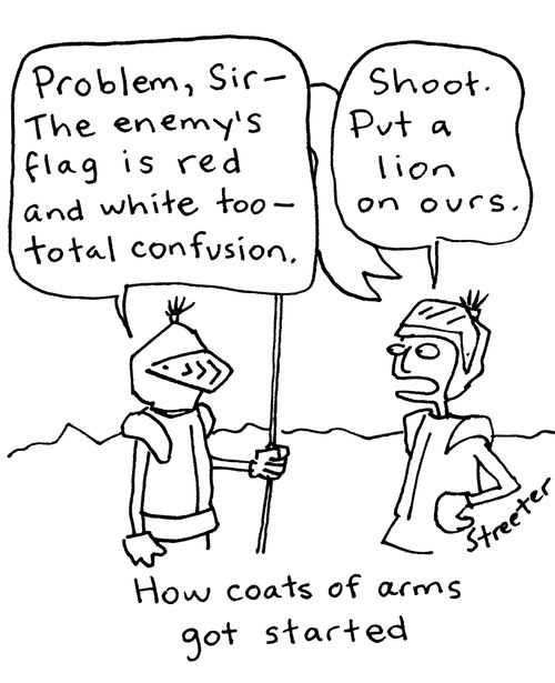 How coats of arms got started