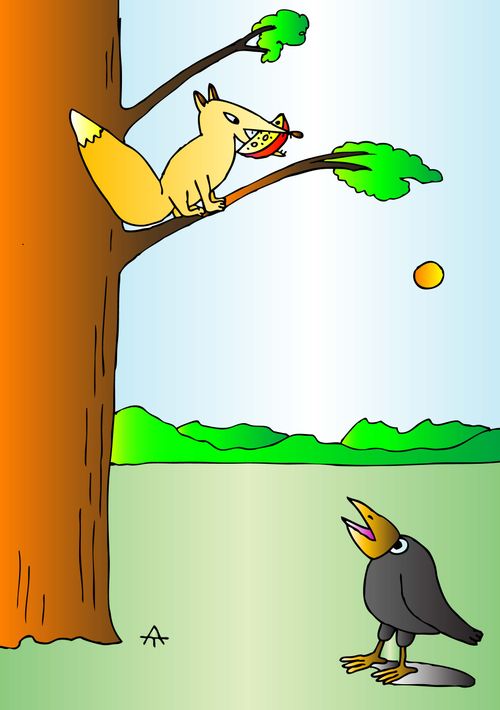 Fox and crow