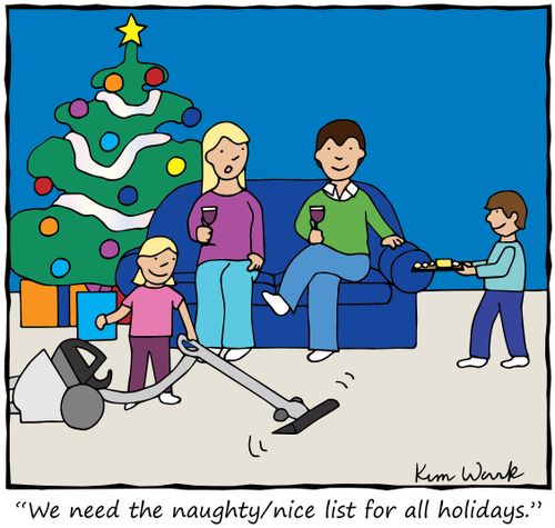 "We need the naughty/nice list for all holidays."