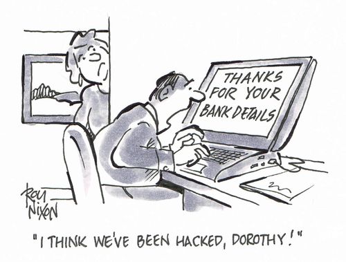 "I think we've been hacked, Dorothy!"