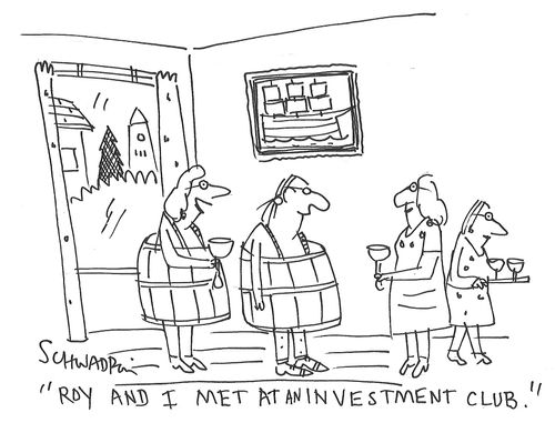 "Roy and I met at an investment club."