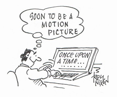 "Soon to be a motion picture."