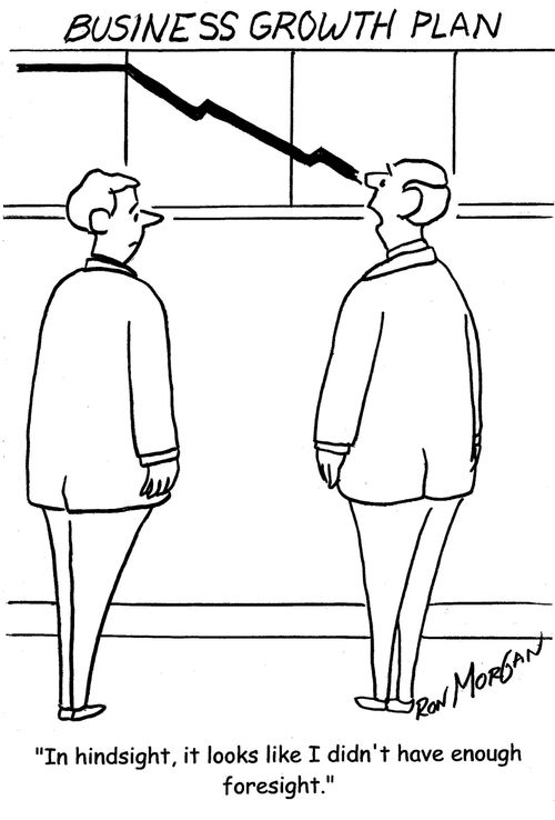 "In hindsight, it looks like I didn't have enough foresight."