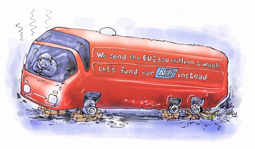 The Bus: We send the EU £350 million a week - let's fund our NHS instead.
