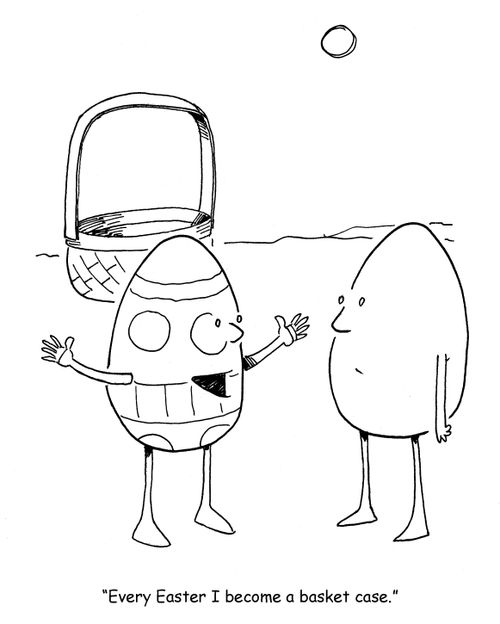 "Every Easter I become a basket case."