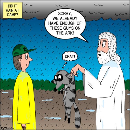 "Sorry, we already have enough of these guys on the ark!"