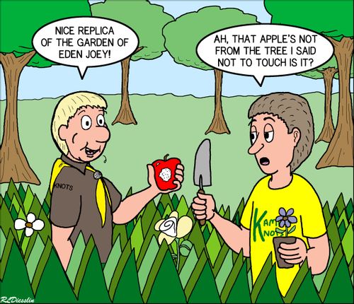 "Nice replica of the garden of Eden Joey!"