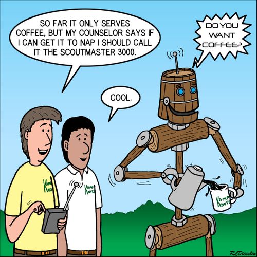 The Scoutmaster 3000 Robot