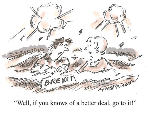 "Well, if you knows of a better deal, go to it!"