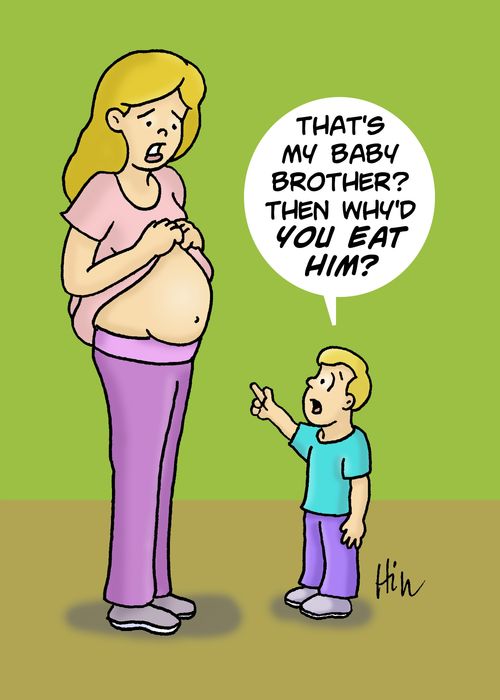 "That's my baby brother? Then why'd you eat him?"