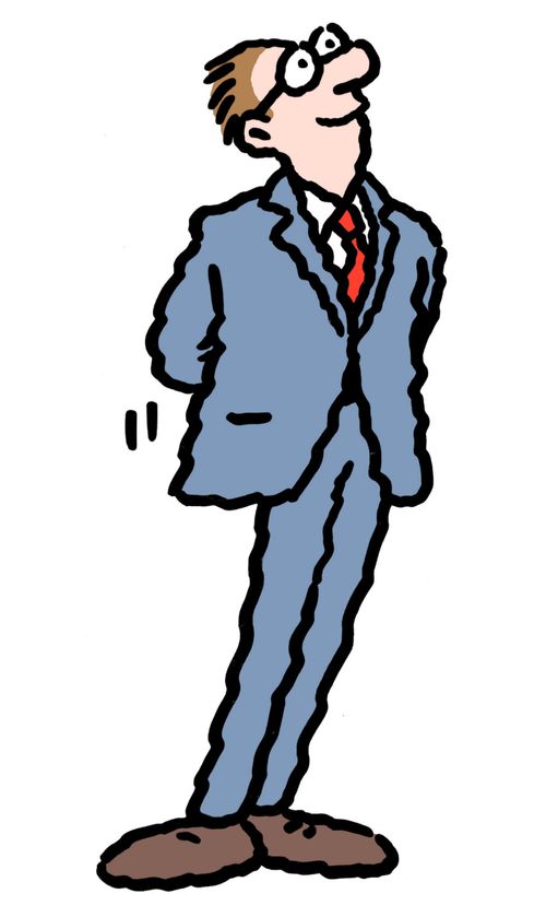 Enthusiastic man