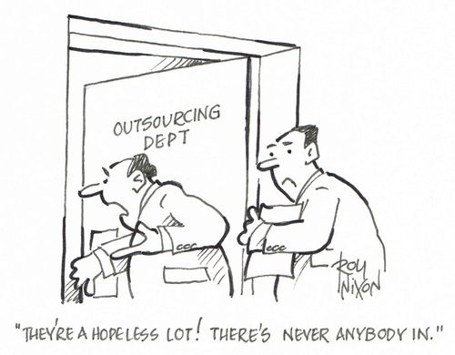 "They're a hopeless lot! There's never anybody in."
