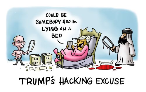 Trump's Hacking Excuse