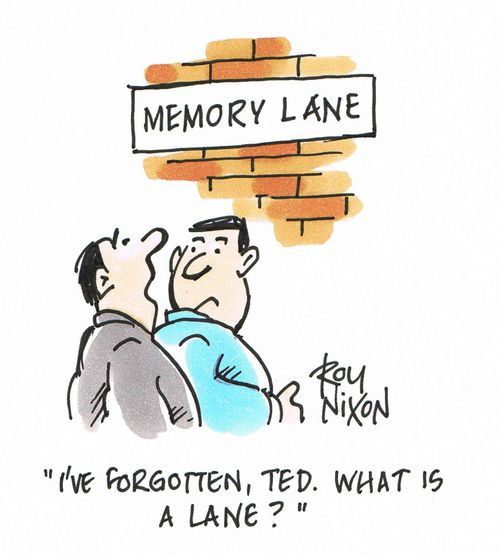 "I've forgotten, Ted. What is a lane?"