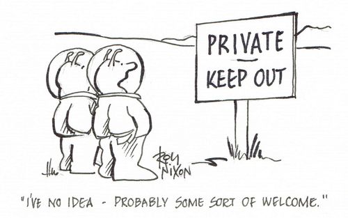 "I've no idea - probably some sort of welcome."