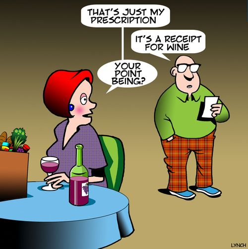 "That's just my prescription...."