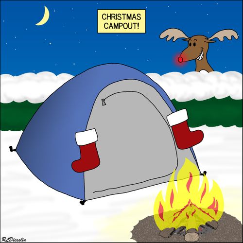 Christmas Campout - Even the Reindeer Have Fun!
