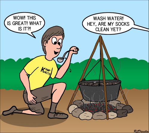 Scout Skits - soup or wash water?