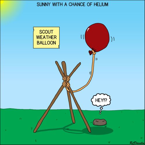 Sunny with a chance of Helium