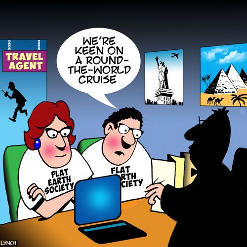 "We're keen on a round-the-world cruise."