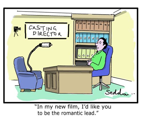 "In my new film, I'd like you to be the romantic lead."