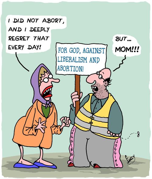 "I did not abort, and I deeply regret that every day!"