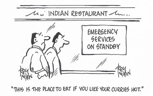 "This is the place to eat if you like your curries hot."