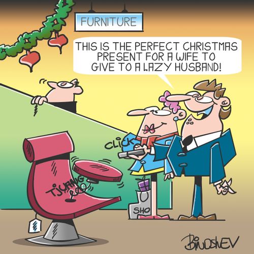 "This is the perfect Christmas present for a wife to give to a lazy husband!"