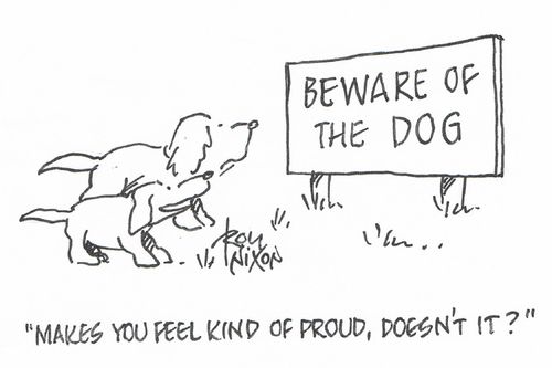 "Makes you feel kind of proud, doesn't it?"