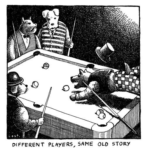 Different players, same old story.