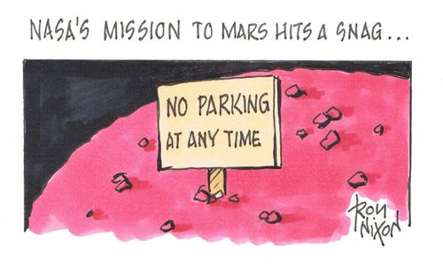 NASA's mission to Mars hits a snag...