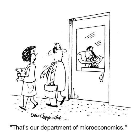 "That's our department of microeconomics."
