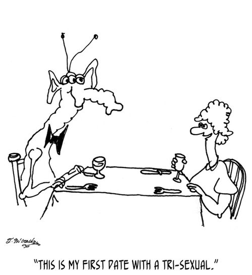 "This is my first date with a tri-sexual."