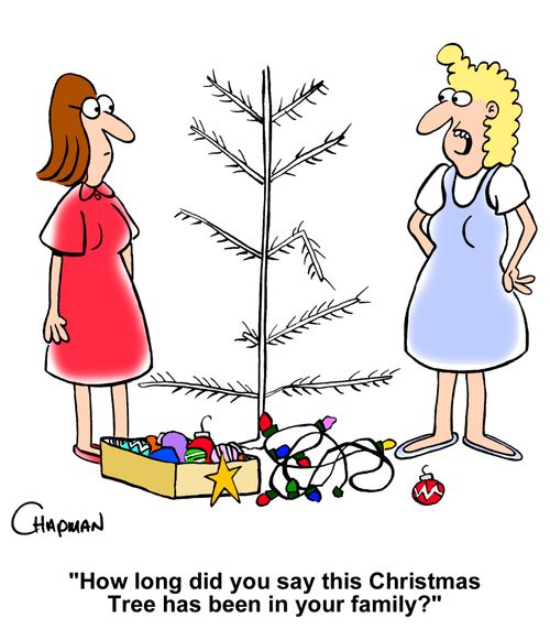"How long did you say this Christmas Tree has been in your family?"