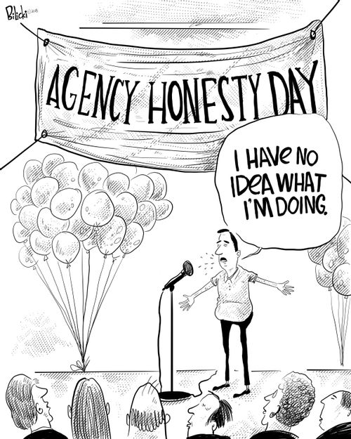 Agency Honesty Day: 'I have no idea what I'm doing.'