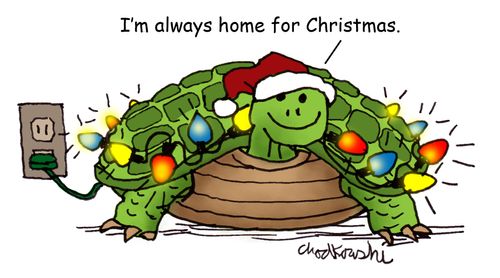 "I'm always home for Christmas."