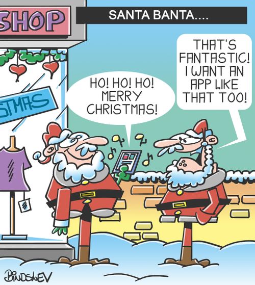 "Ho! Ho! Ho! Merry Christmas!" 