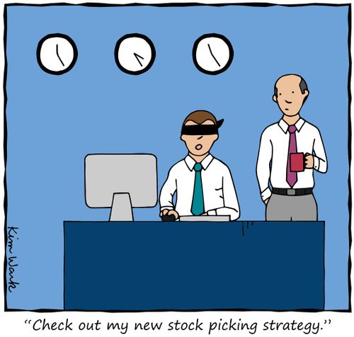 "Check out my new stock picking strategy."