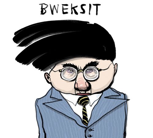 Pouting Brexiteer