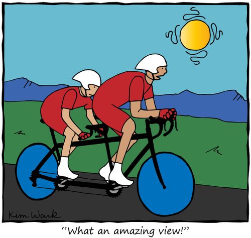 "What an amazing view!"