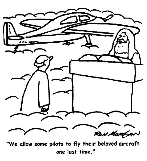 "We allow some pilots to fly their beloved aircraft one last time."