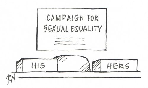 Campaign For Sexual Equality: His and Hers Trays