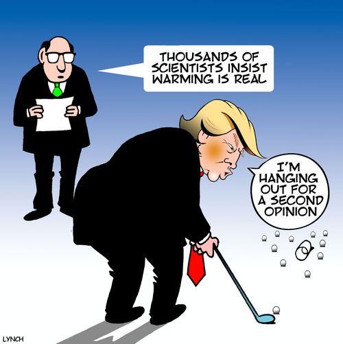 "Thousands of scientist insist warming is real."