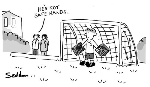 "He's got safe hands."