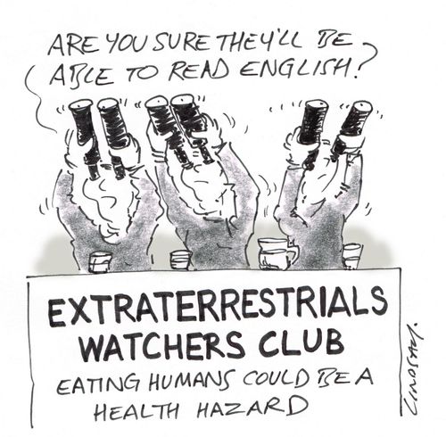 "Are you sure they'll be able to read English?"