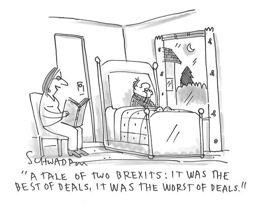 "A tale of two Brexits: It was the best of deals, it was the worst of deals."