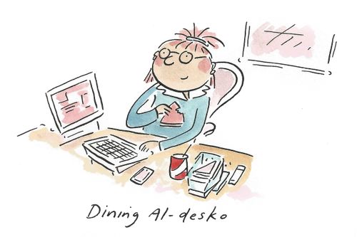 Dining al desko