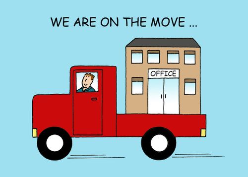 We are on the move. . .