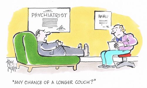 "Any chance of a longer couch?"