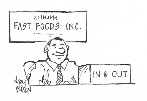 Fast Foods: In and Out Tray